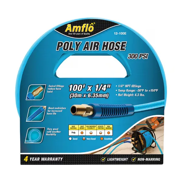 [AMFLO-1/4-AH100] Amflo 1/4" X 100' Polyurethane Air Hose