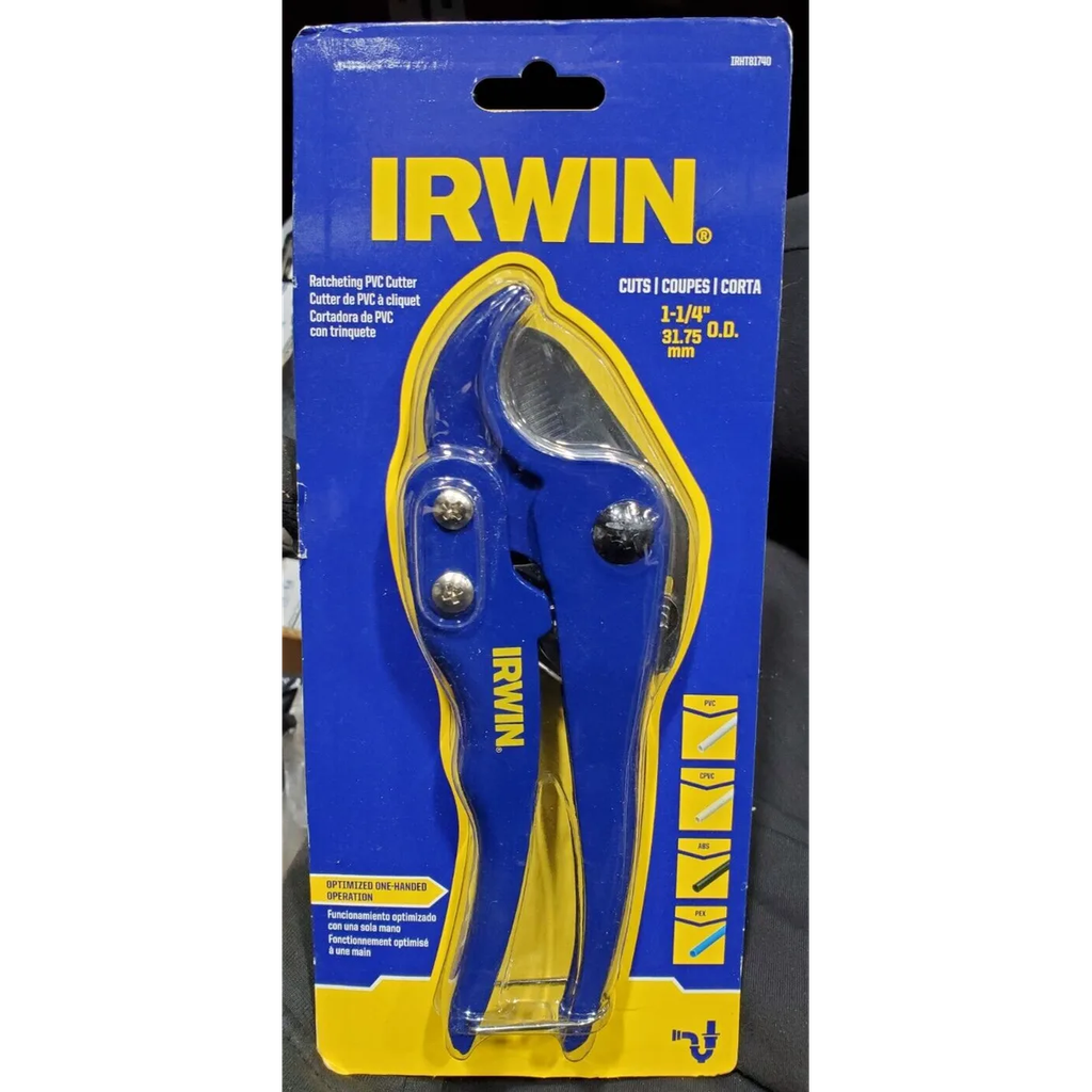 [IRWIN-IRHT-81740] Irwin IRWT 81740 Ratcheting Pvc Cutter 1 1/4 Inch