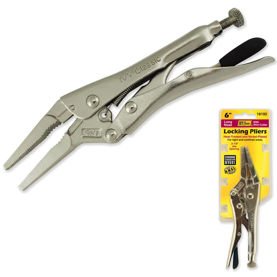 [IVY 18192] Ivy Classic 6" Long Nose Locking Pliers
