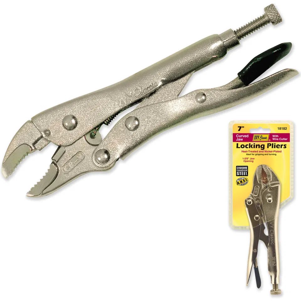[IVY 18182] Ivy Classic 7" Curved Locking Pliers