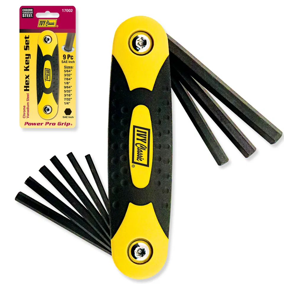 [IVY 17002] Ivy Classic Standard Folding Hex Key 9Pcs