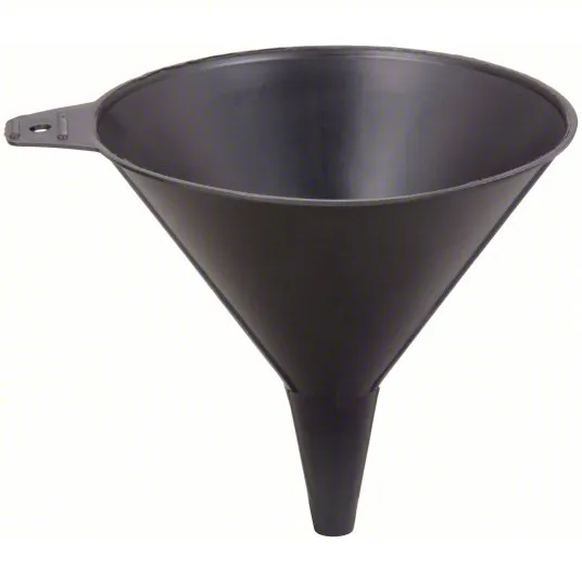 [FUNNEL-KING-32820] Funnel King Spout Funnel: Polyethylene, 64 fl oz Fluid Capacity, 7 in Overall Dia, 7 in Overall Ht, Hanging Tab