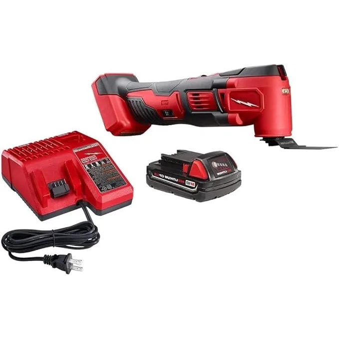 [MIL-2626-21] Milwaukee 2626-21 Oscillating Power Tools for M18 Cordless Multi-Tool Kit Red/Black