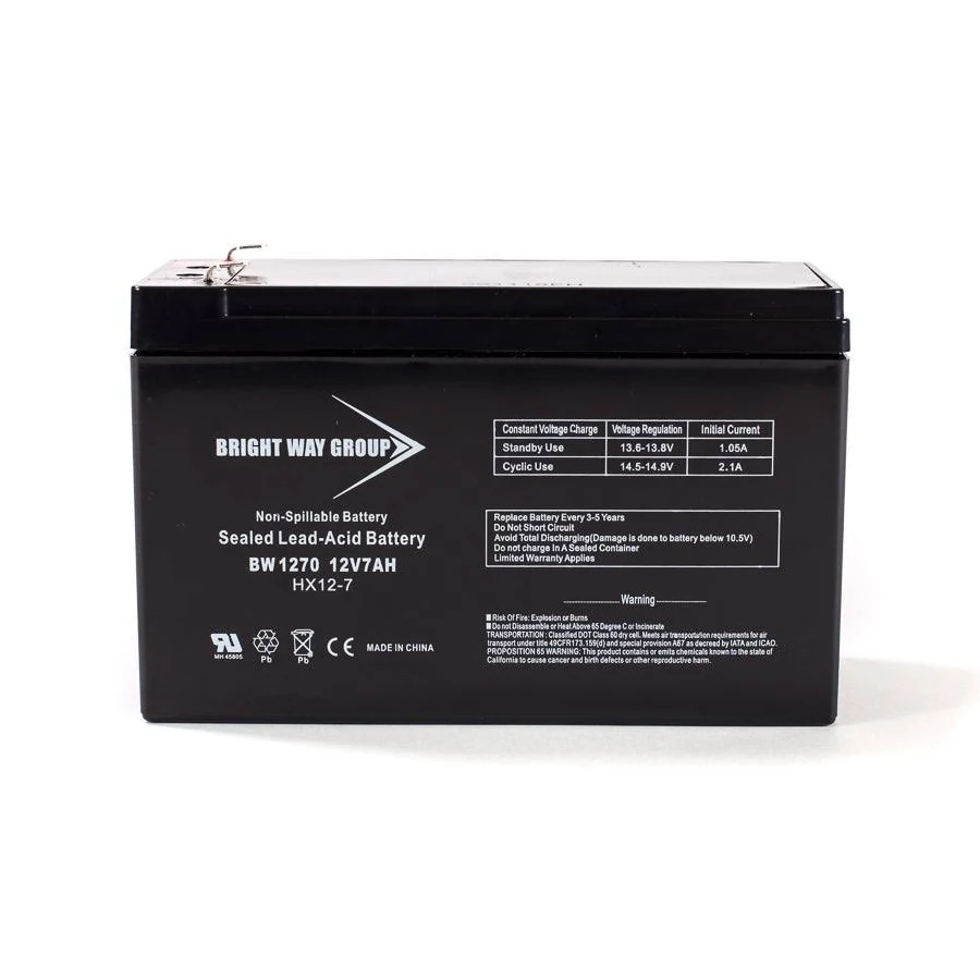 [BW-1270-F1] Bright Way BW 1270 F1 - 12V 7AH SLA Battery
