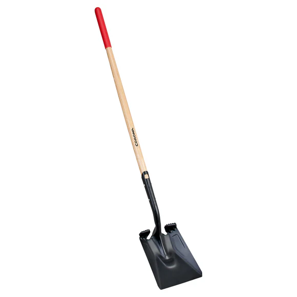 [BUTTERY SS 16000] Corona SS16000 Boron Steel 14-Gauge Square Point Shovel, Hardwood Handle