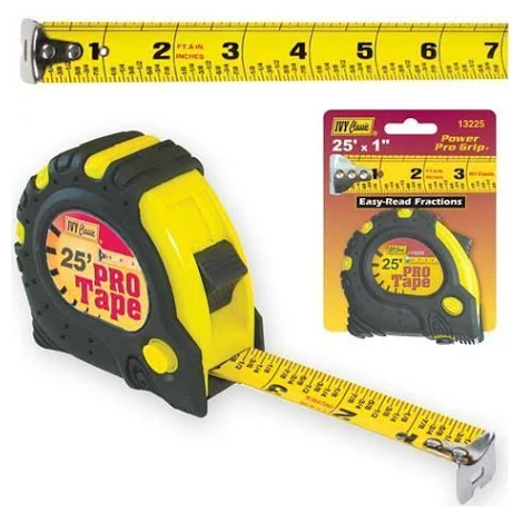[IVY 13225] Ivy Classic 13225  Pro Tape Measure 25 Foot