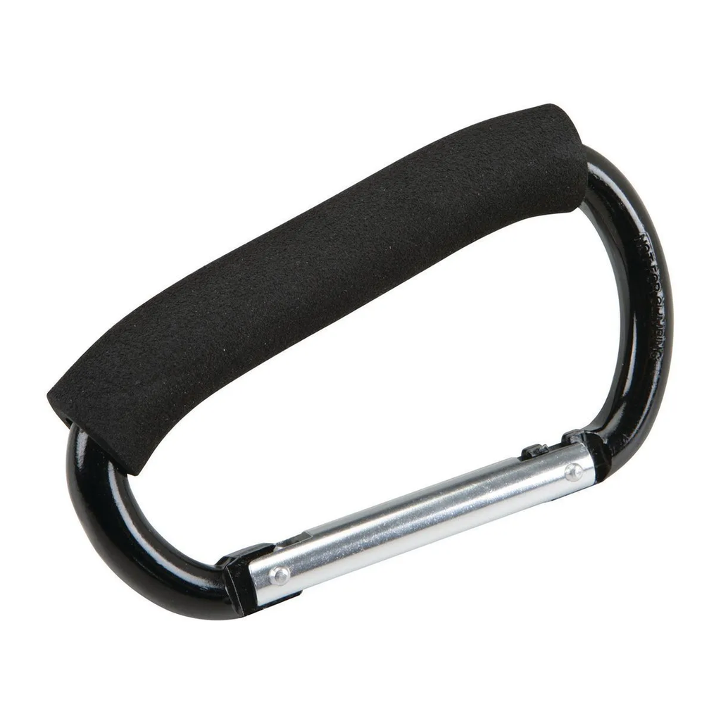 [PIT60342] 5" Jumbo Black Aluminum Carabiner Hook