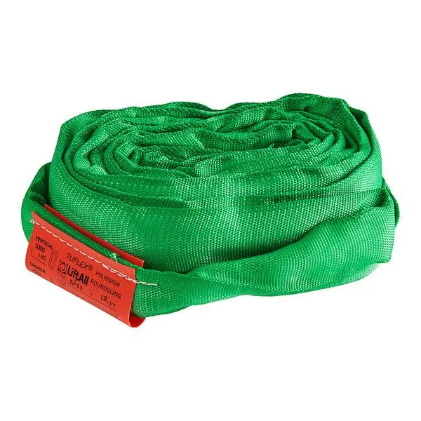 [SLENR12GREEN] Green Enr2 Endless Round Polyester Sling 12 Ft