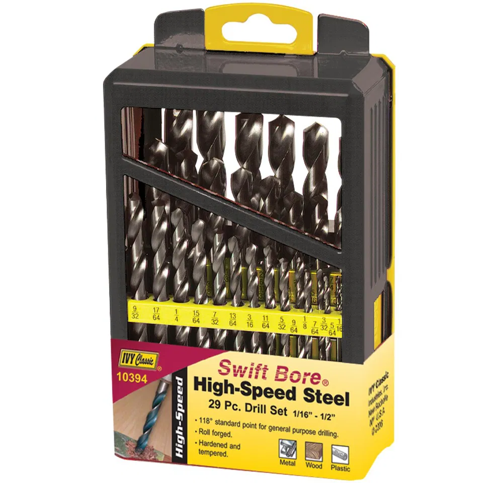 [IVY 10394] Ivy Classic 29 pc HSS DRILL SET TWO TONE