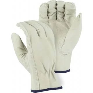 [SAGL-2510B2MED] Medium 2510B Leather Drivers Gloves With Keystone Thumbs