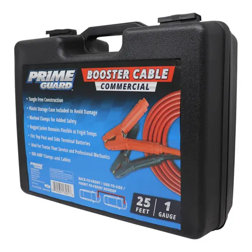 [PRIM 75-2125] Prime Guard 752125 25 Foot 1 Gauge Jumper Cables