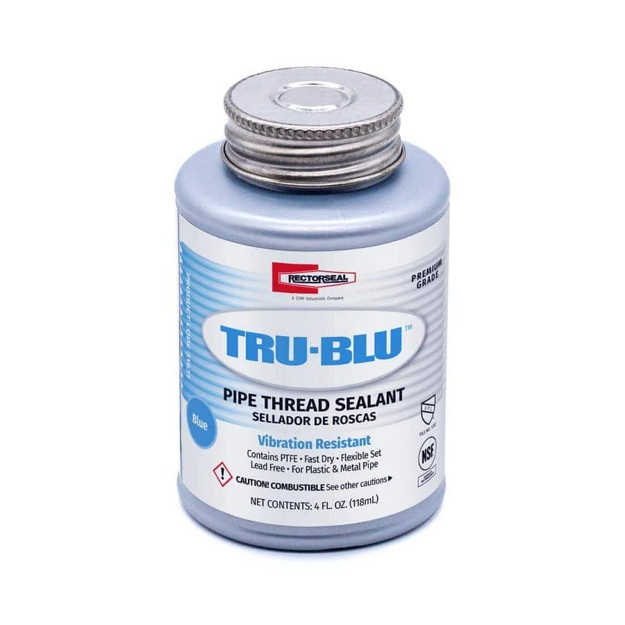 [PIPESEAL4] Tru-Blu Pipe Thread Sealant 4 Oz