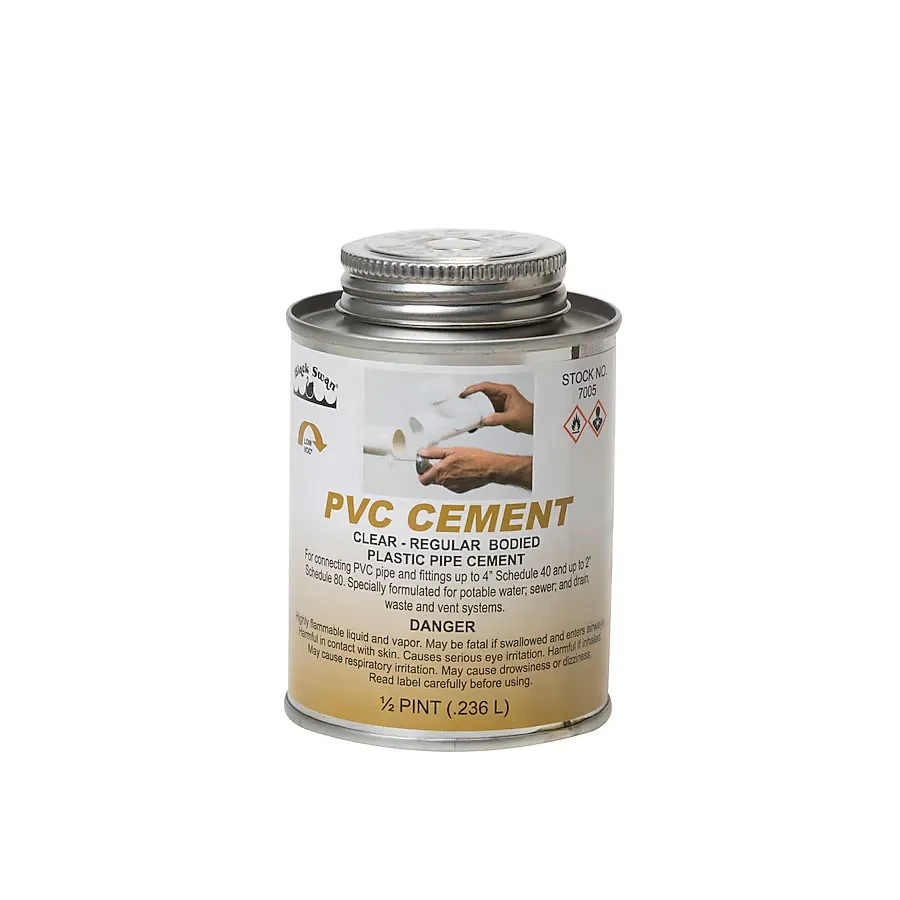 [BLKSWAN 07005] 1/2 PINT PVC CEMENT CLEAR